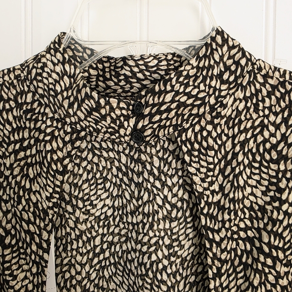 BANANA‎ REPUBLIC CROPPED OPEN-BACK BLOUSE SMALL - Picture 9 of 12
